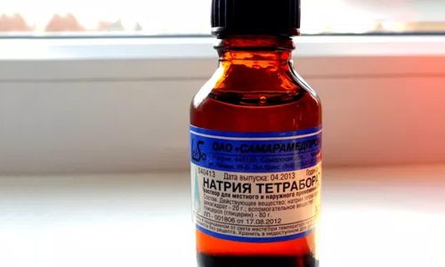 Натрия тетраборат для лечения кандидоза